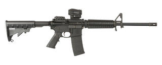 Smith & Wesson M&P15 Sport II 5.56 AR15 rifle with Vortex SPARC AR red dot sight